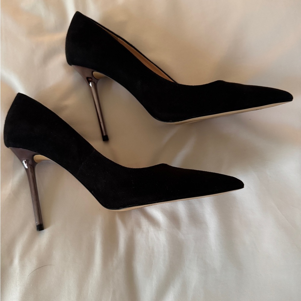 Zara Black Pointed Toe Heels
